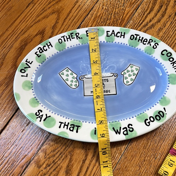 Our Name is Mud by Lorrie Veasey serving platter. Secrets of Happy Marriage - Picture 4 of 6